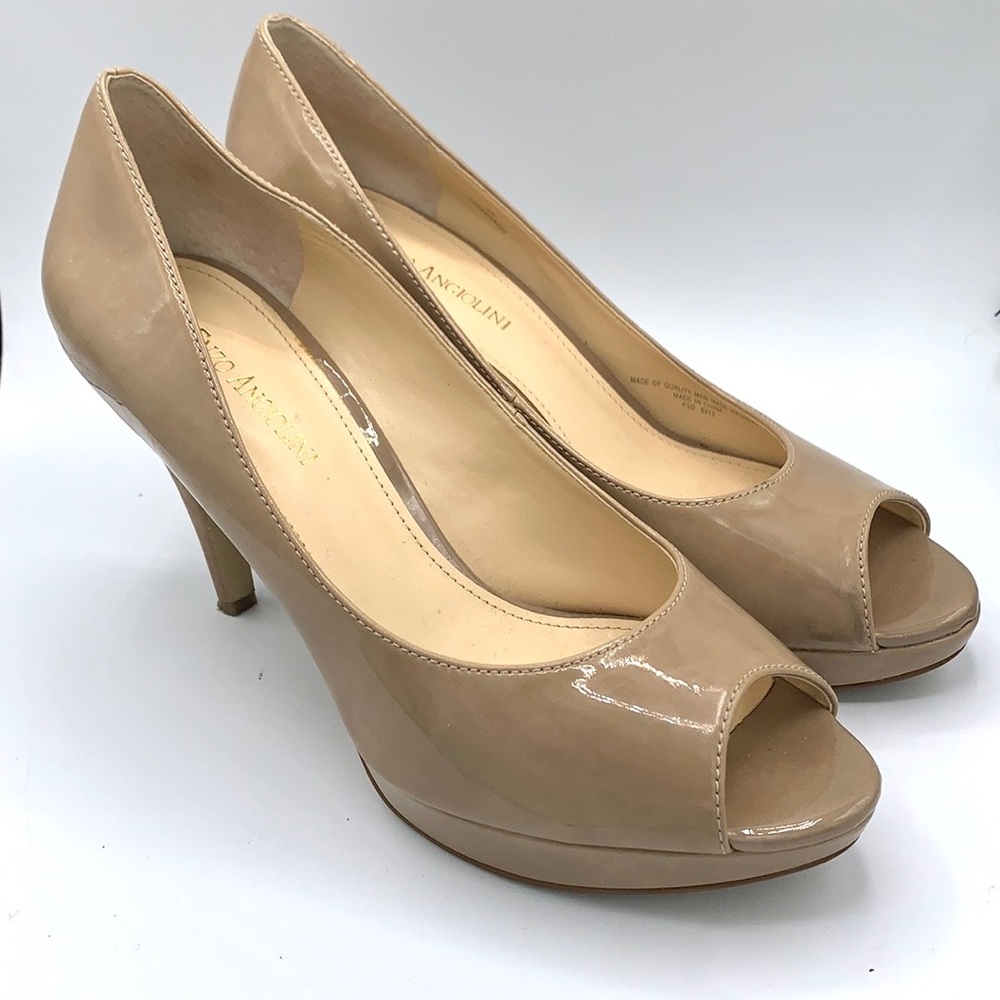 Enzo Angiolini Nude Heels Size 9